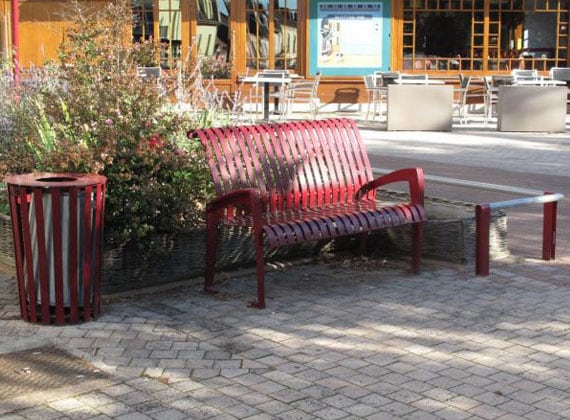 Banc, Corbeille, Barrière