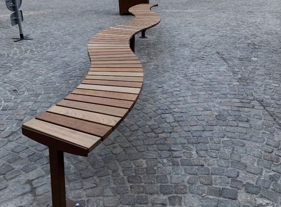 Banc, Corbeille, Barrière
