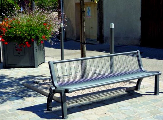 Banc, Corbeille, Barrière