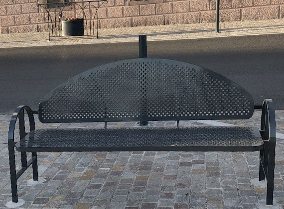 Banc, Corbeille, Barrière