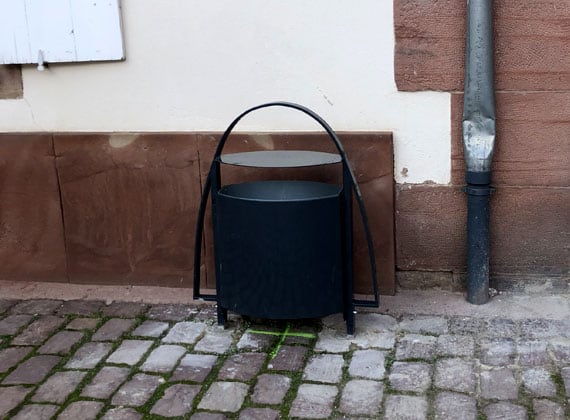 Banc, Corbeille, Barrière