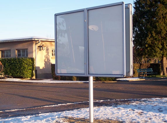 Vitrine d'affichage