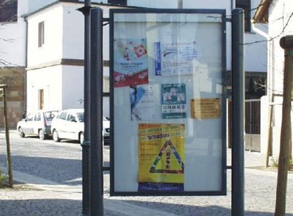 Vitrine d'affichage