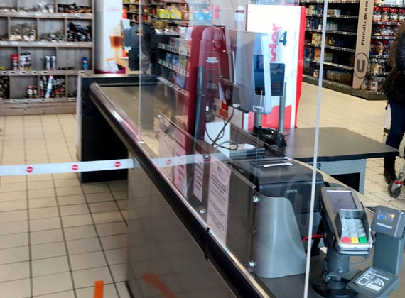 Protection plexiglas - COVID-19