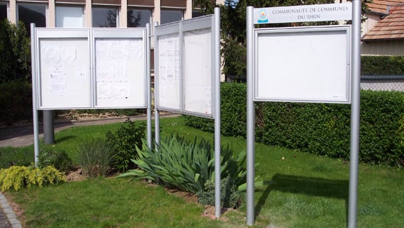 Vitrine d'affichage
