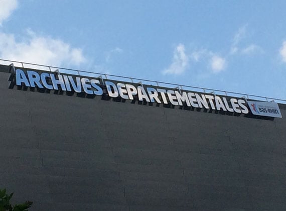 Enseigne Lettres Découpées