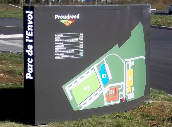 Totem pour indiquer la Grafenbourg